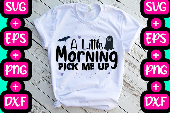A Little Morning Pick-Me-Up Graphics for T-Shirt Designs