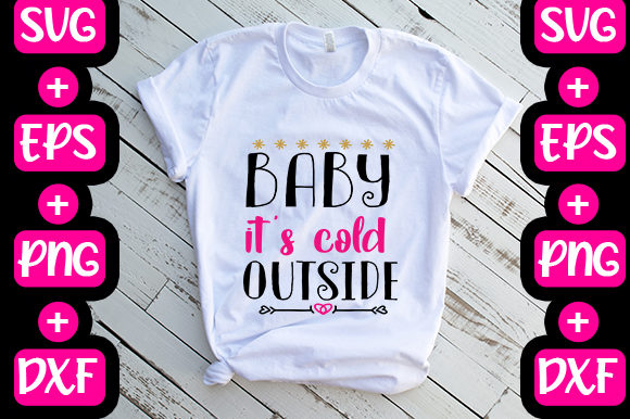 Christmas Baby It’s Cold Outside Graphics