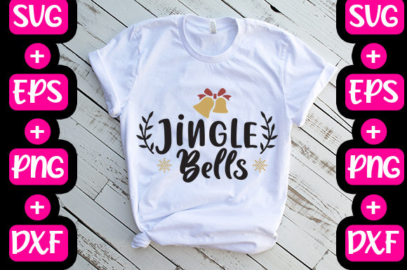 Christmas Jingle Bells Graphics for T-Shirt Designs