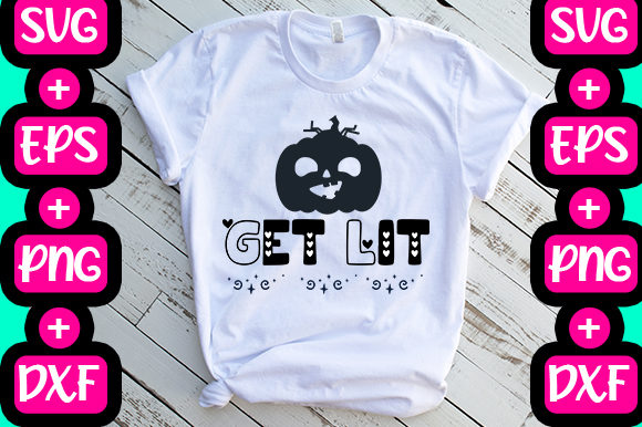 Get Lit: Halloween Graphics & T-Shirt Designs