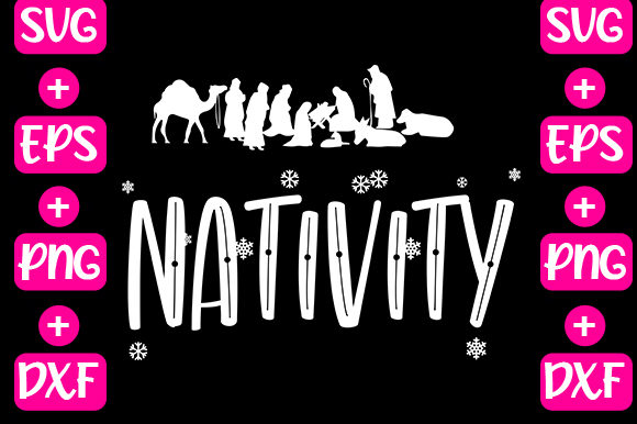 Nativity Graphics for T-Shirt Designs
