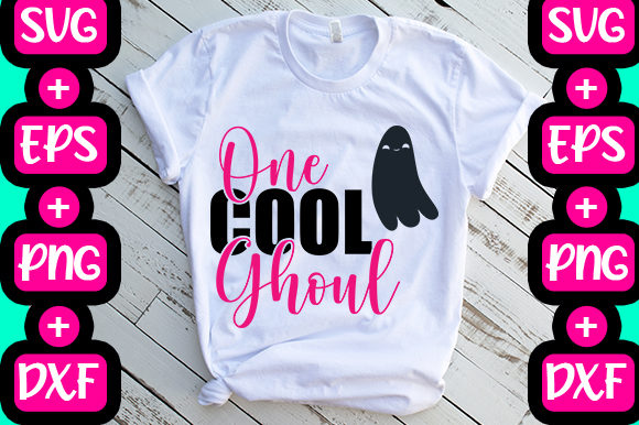 One Cool Ghoul: Halloween Graphics for T-Shirt Designs