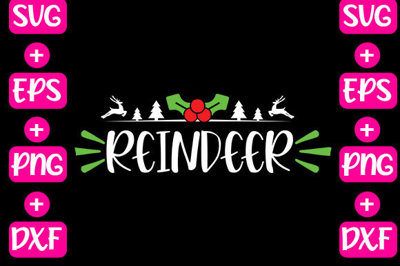 Reindeer Graphics for T-Shirt Designs & Blog Publishing
